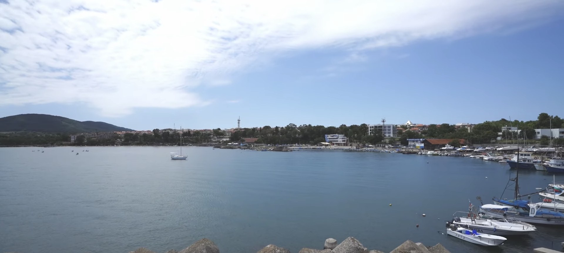 Tsarevo harbour on Bulgaria’s Black Sea coast