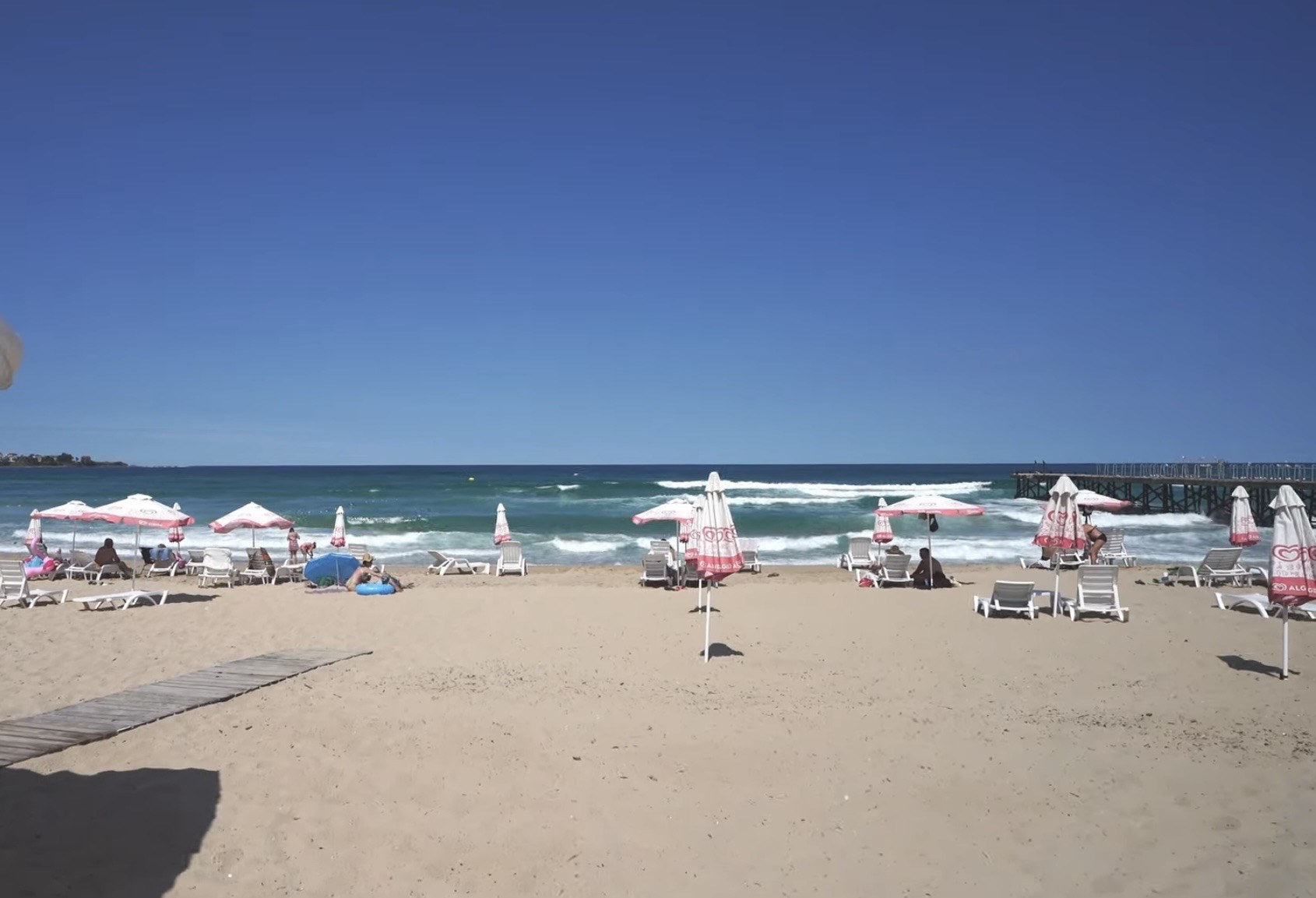 Tsarevo beachfront on the Bulgarian Black Sea