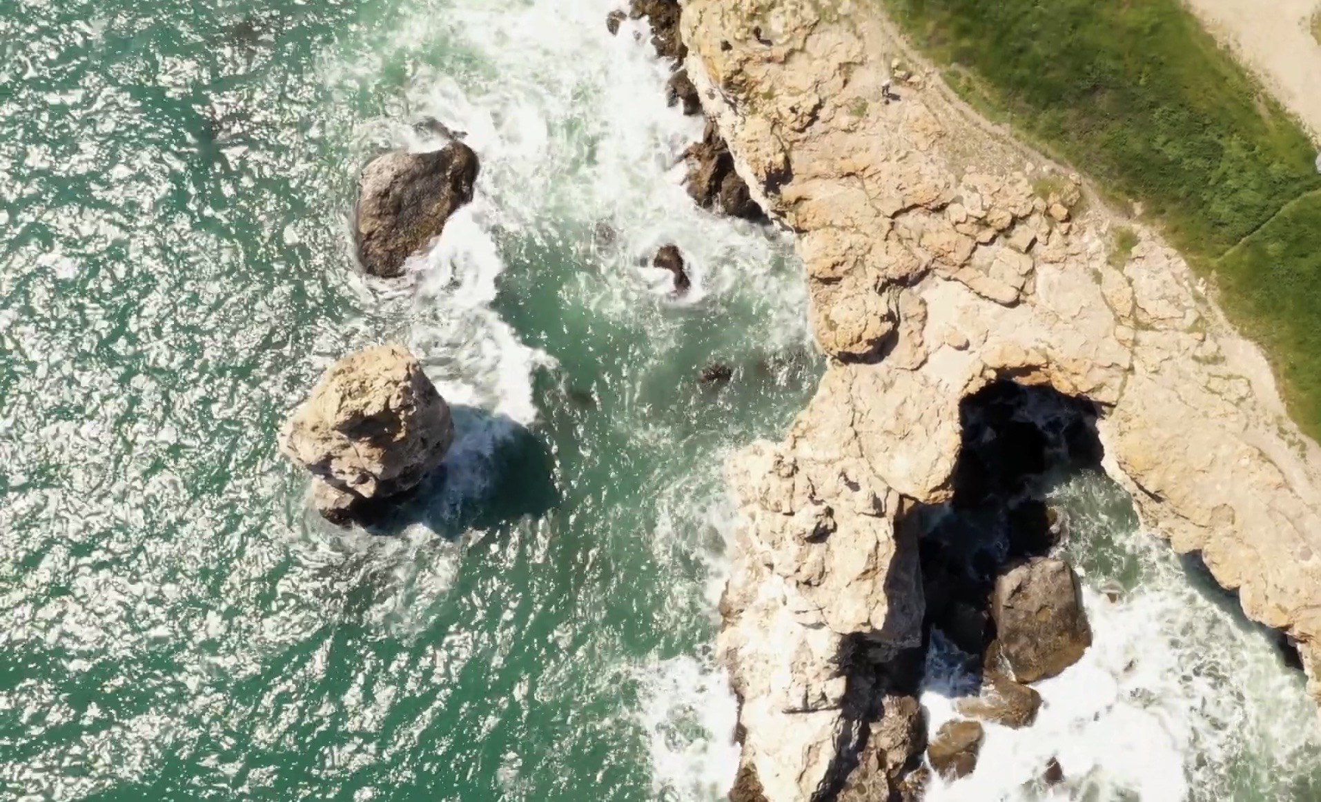 Rocky Tulenovo coastline on Bulgaria’s Black Sea