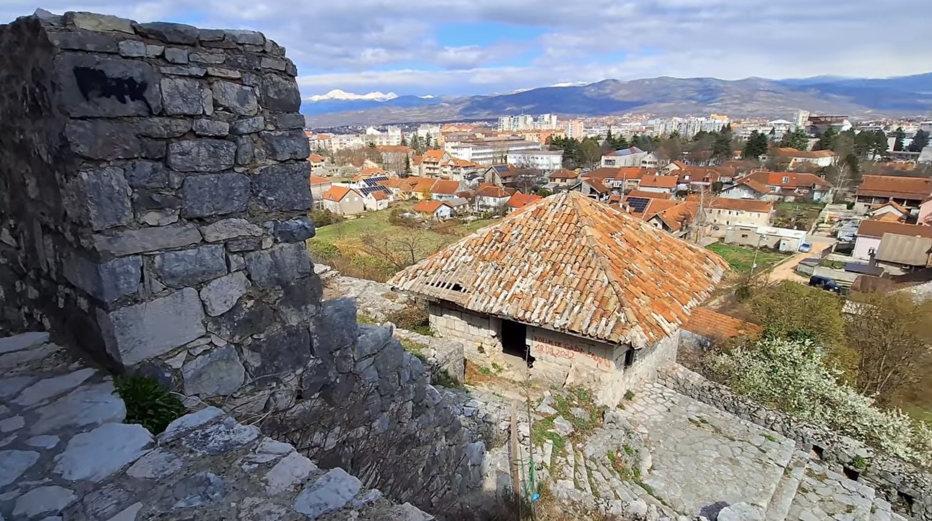 View of Nikšić from Bedem Fortress, Montenegro