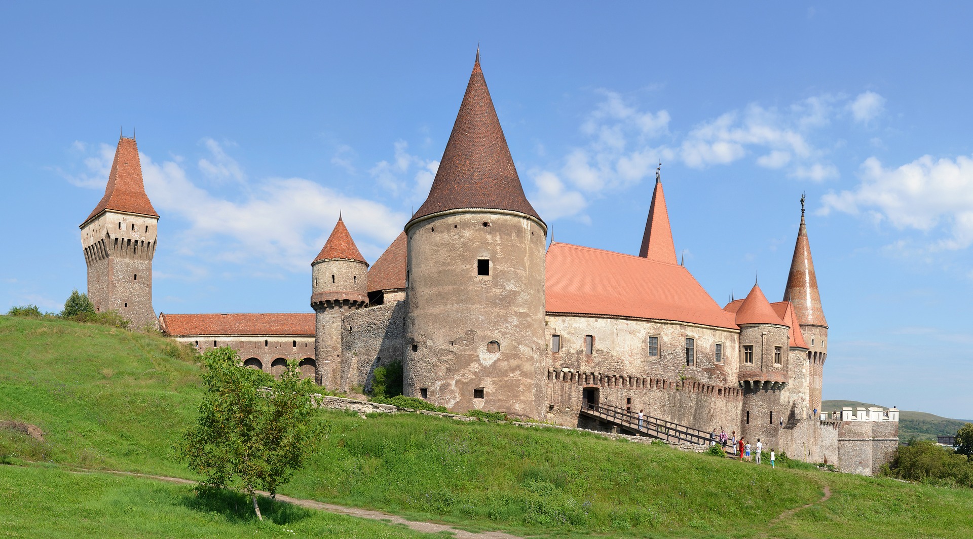 Corvin Castle in Hunedoara, Transylvania, Romania