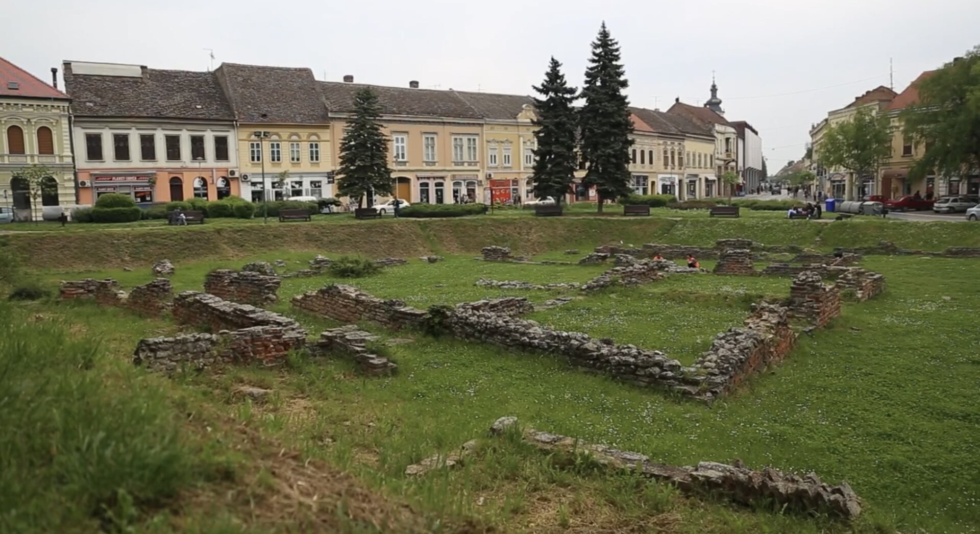 Roman ruins of Sirmium in Sremska Mitrovica, Serbia