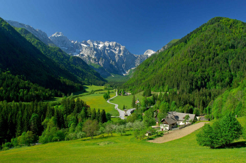 Logar Valley, Slovenia — pristine glacial valley in the Kamnik-Savinja Alps